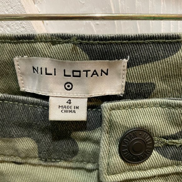 NILI LOTAN for TARGET Women's Camo Print High-Rise Ankle Skinny Jeans 4 - Picture 4 of 7